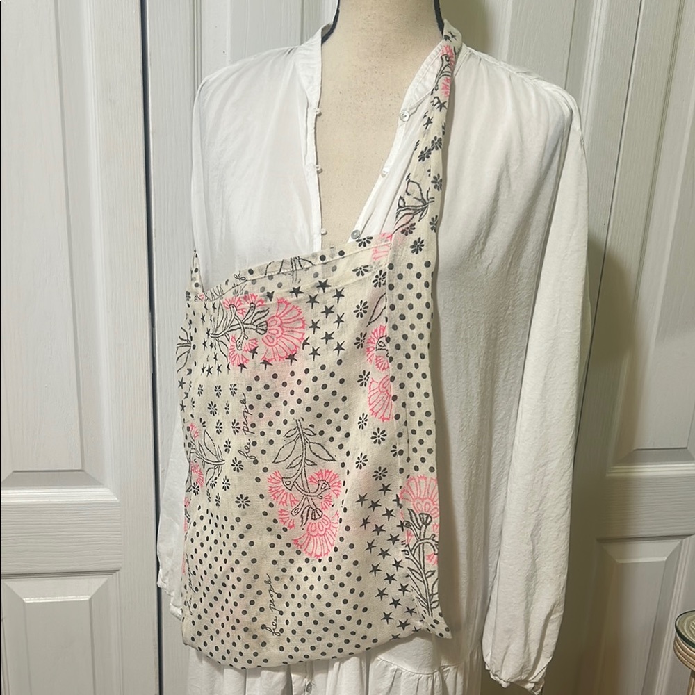 Free People Floral Polka Dot Crossbody Bag